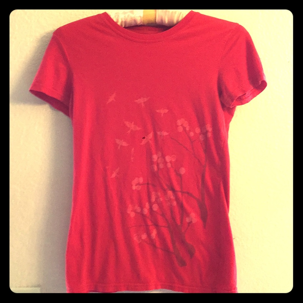 Gap Juniors Red T-Shirt Size Medium